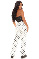 Tall Yin Yang High Rise Straight Leg Jeans - White/combo Ins Street