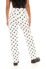 Tall Yin Yang High Rise Straight Leg Jeans - White/combo Ins Street