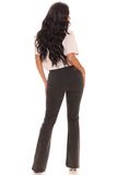 Ultra High Rise Classic Bootcut Jeans - Black Ins Street