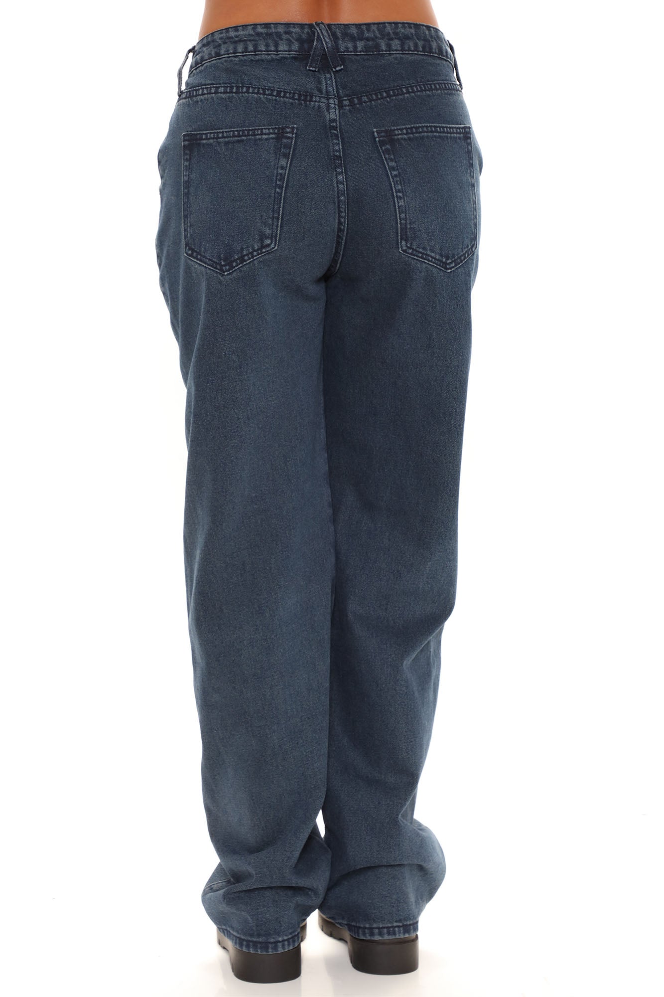 Always A Hero Slouchy Dad Jeans - Dark Wash Ins Street