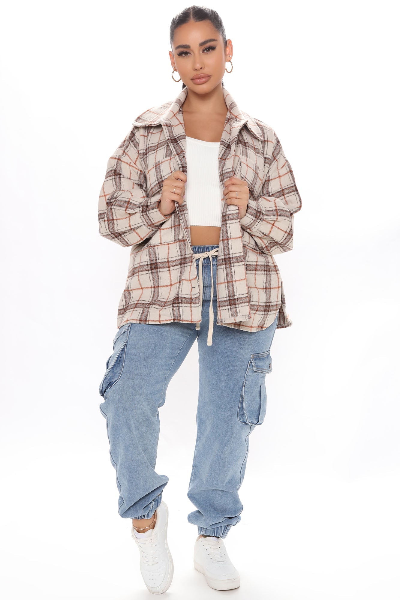 Take A Break Relaxed Denim Joggers - Medium Blue Wash Ins Street