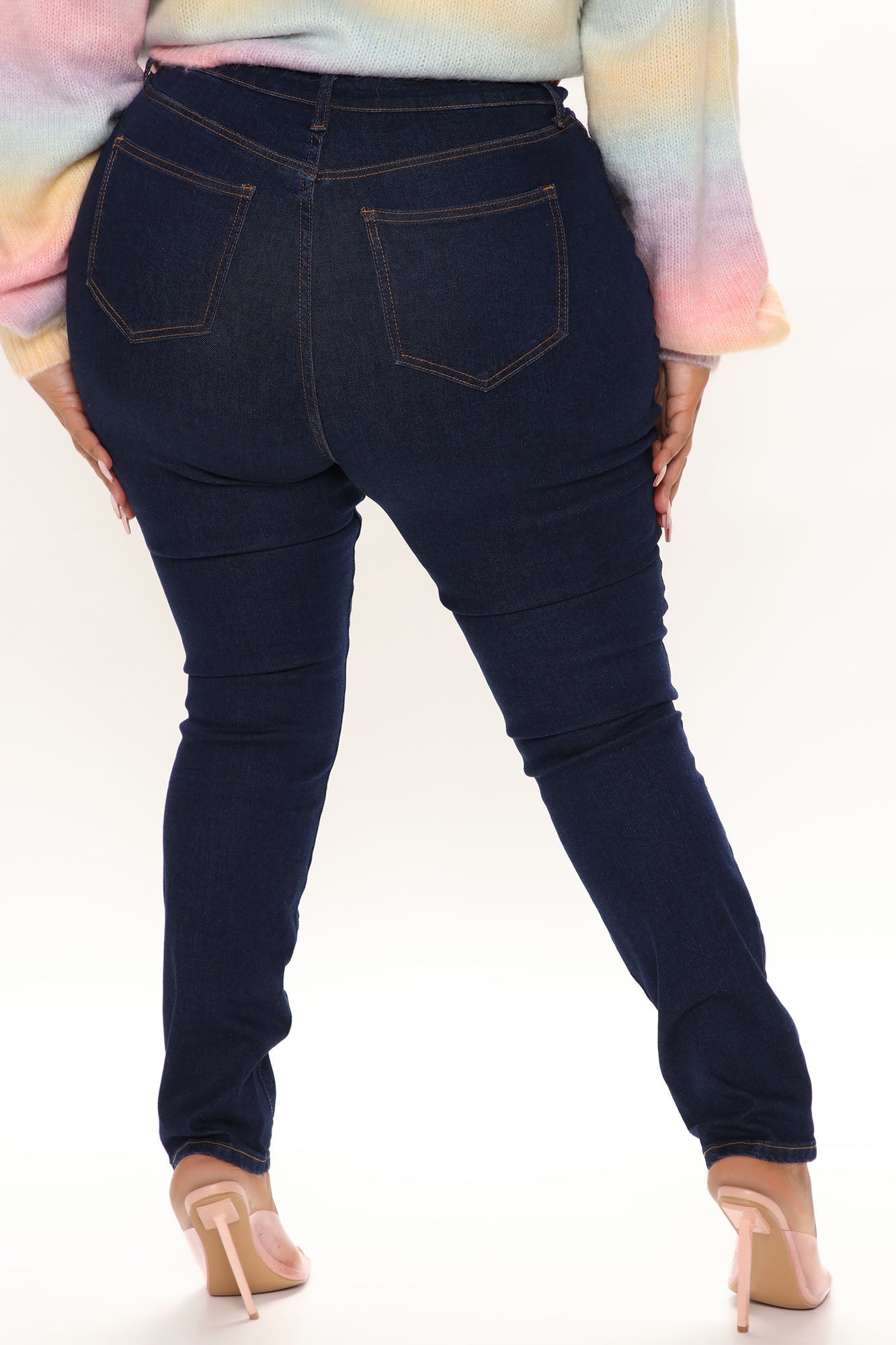 Supernatural Vibes Stretch Skinny Jeans - Dark Wash Ins Street