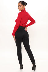 Alexa High Rise Skinny Jeans - Black Ins Street