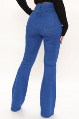 Austin Flare Stretch Jeans - Blue Ins Street