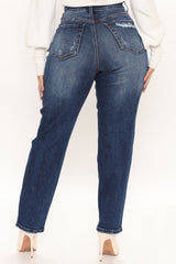 Still Got It Straight Leg Jeans - Dark Wash Ins Street
