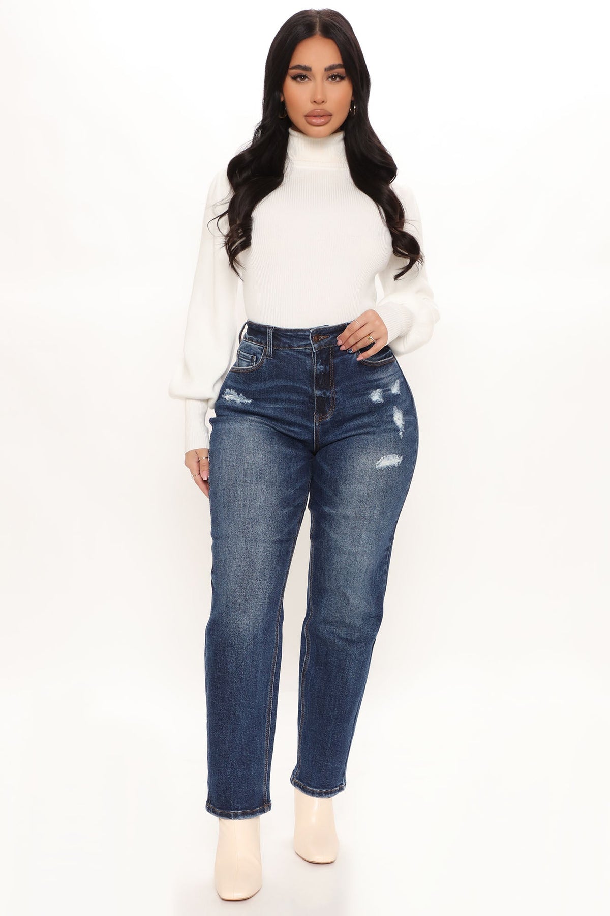 Still Got It Straight Leg Jeans - Dark Wash Ins Street