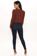 V Nice To Flex Game Skinny Jeans - Dark Blue Wash Ins Street