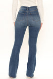 Hometown Babe Smoothing Stretch Bootcut Jeans - Medium Blue Wash Ins Street