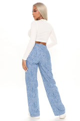 Feeling Wild Straight Leg Jeans - Blue Ins Street