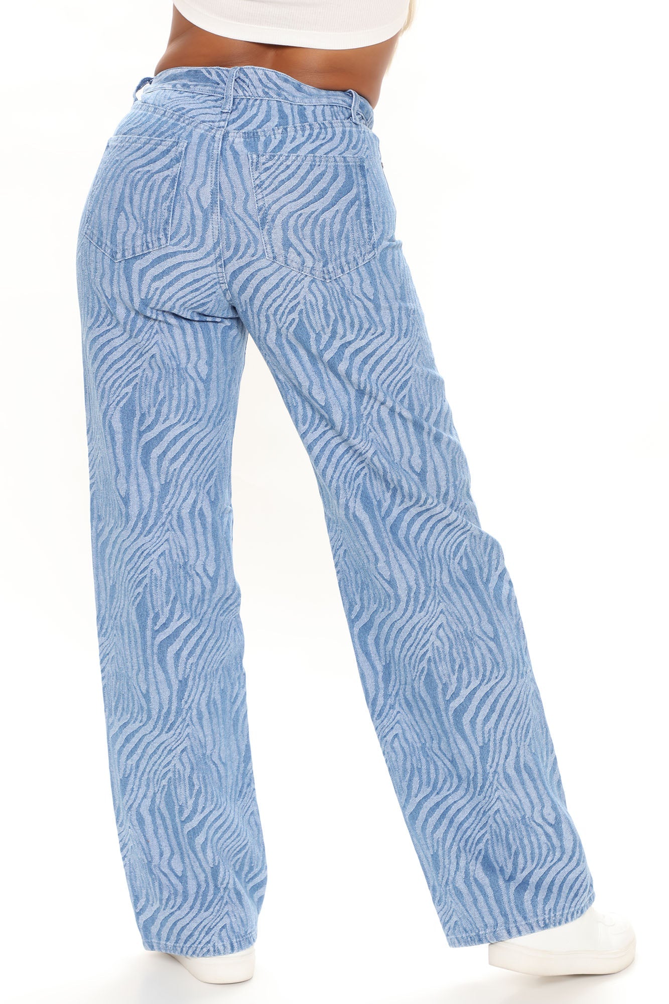 Feeling Wild Straight Leg Jeans - Blue Ins Street