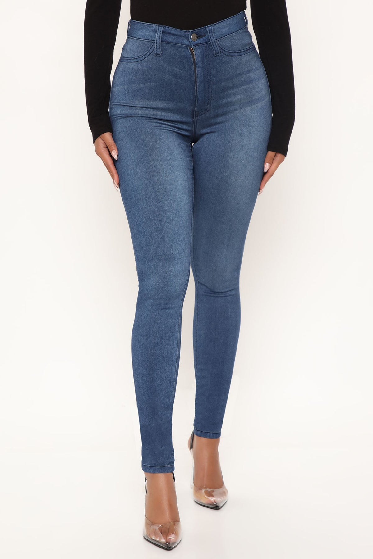 Tall Eva Super Soft Curvy Skinny Jean - Medium Wash Ins Street