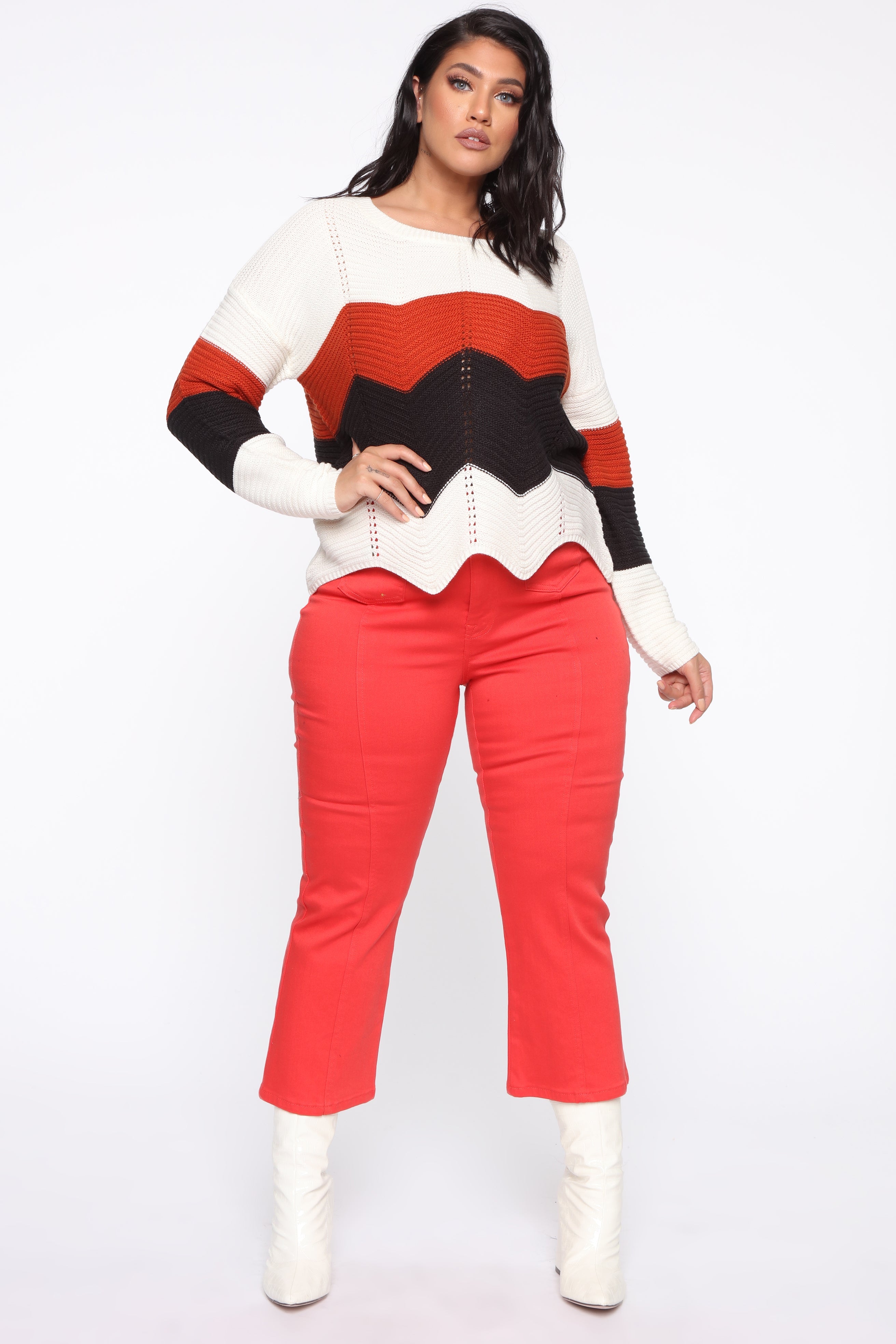Love On The Brain High Rise Jeans - Red Ins Street