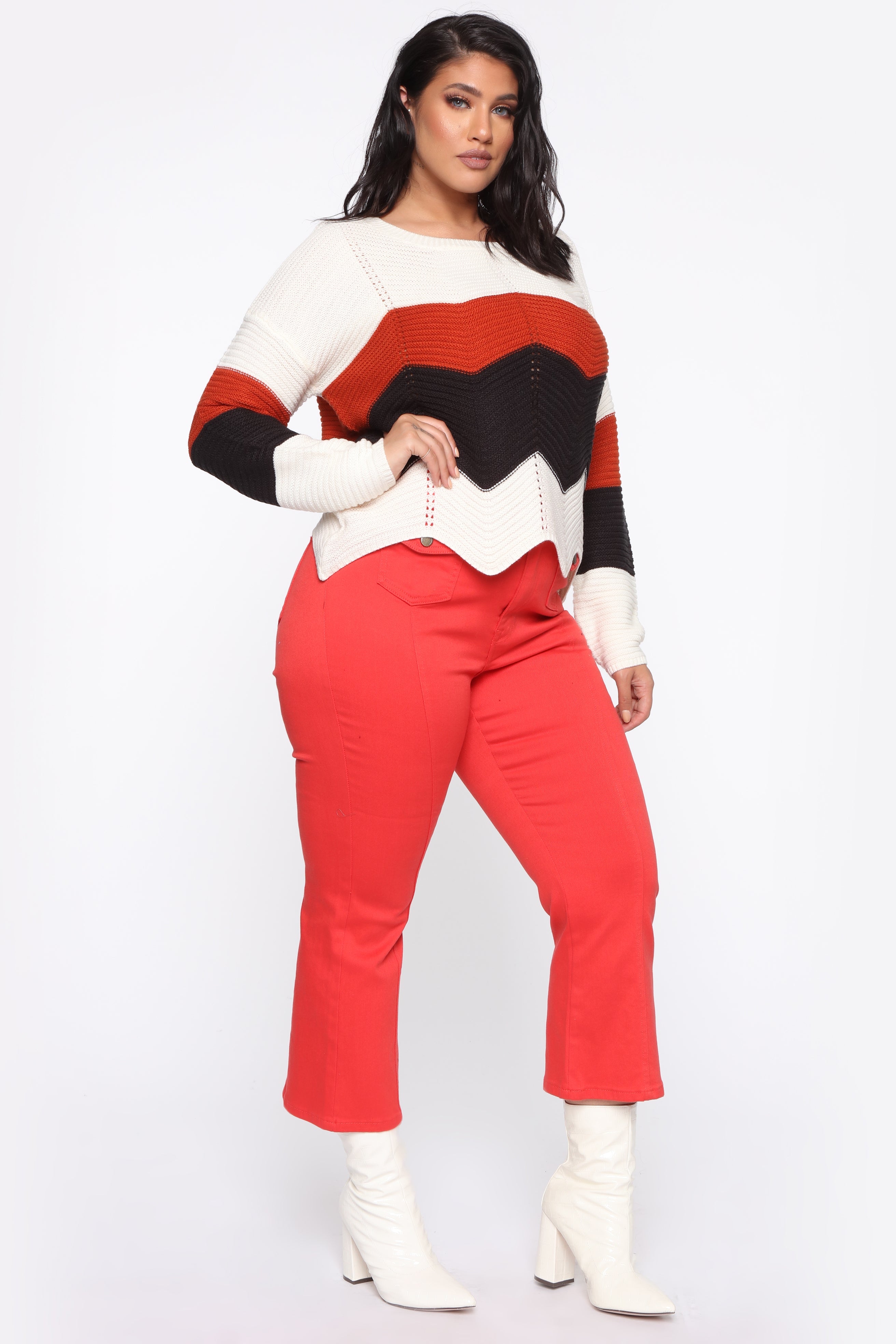 Love On The Brain High Rise Jeans - Red Ins Street