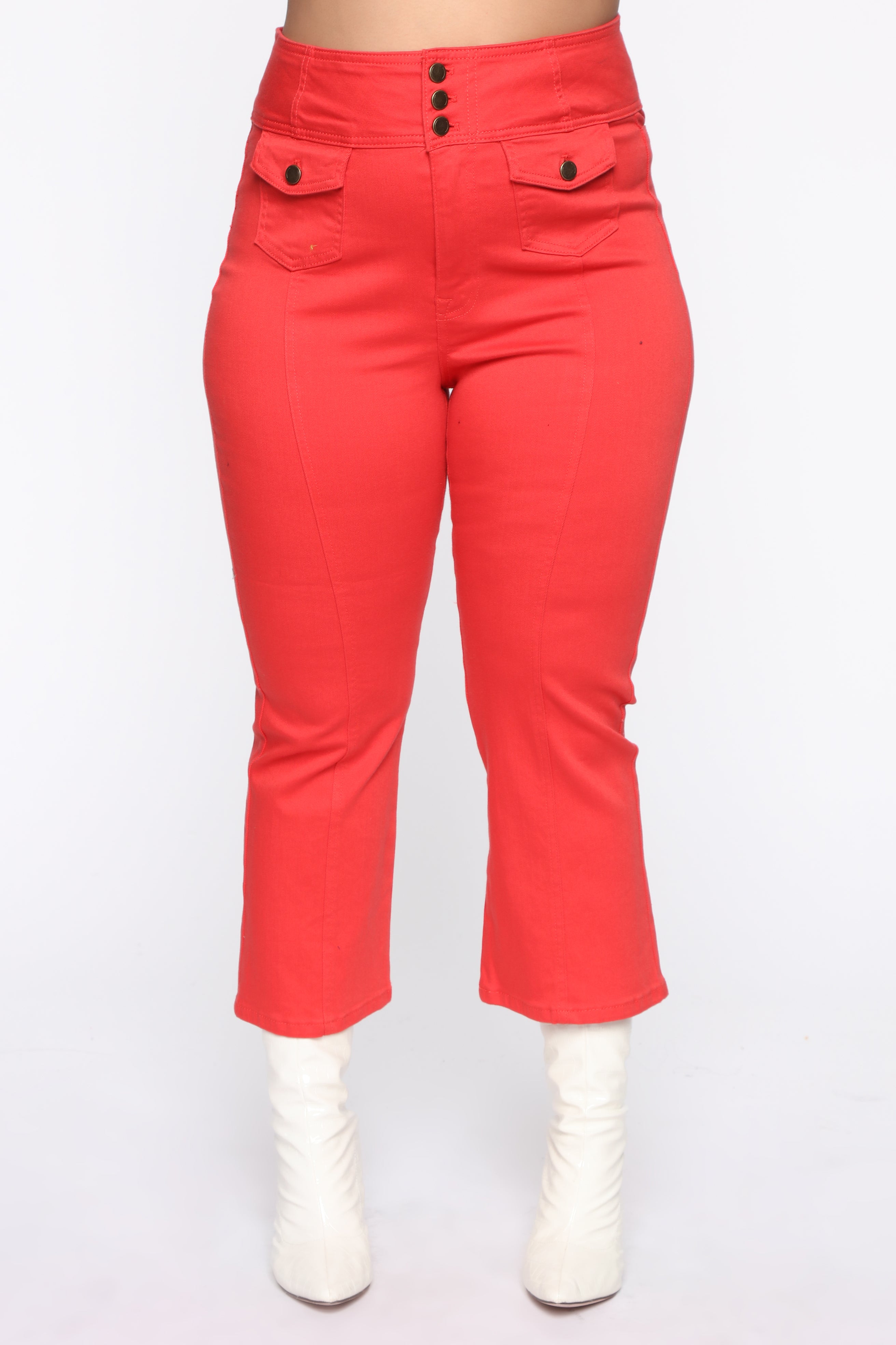 Love On The Brain High Rise Jeans - Red Ins Street