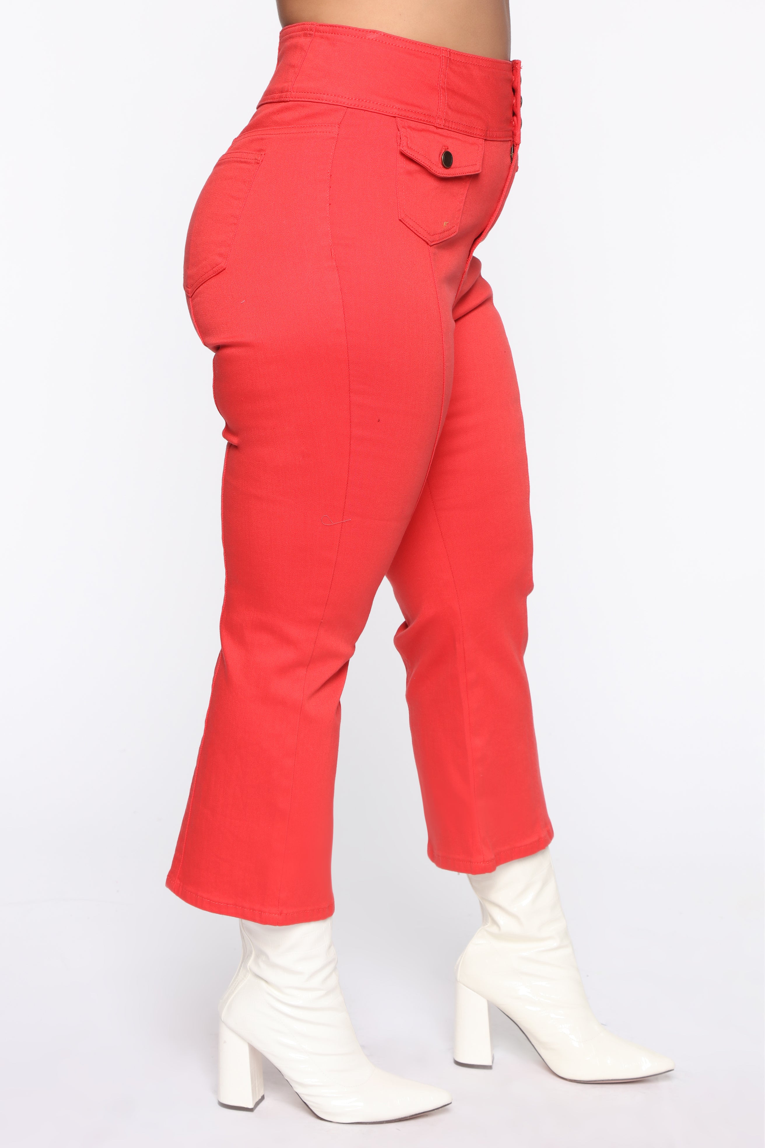 Love On The Brain High Rise Jeans - Red Ins Street