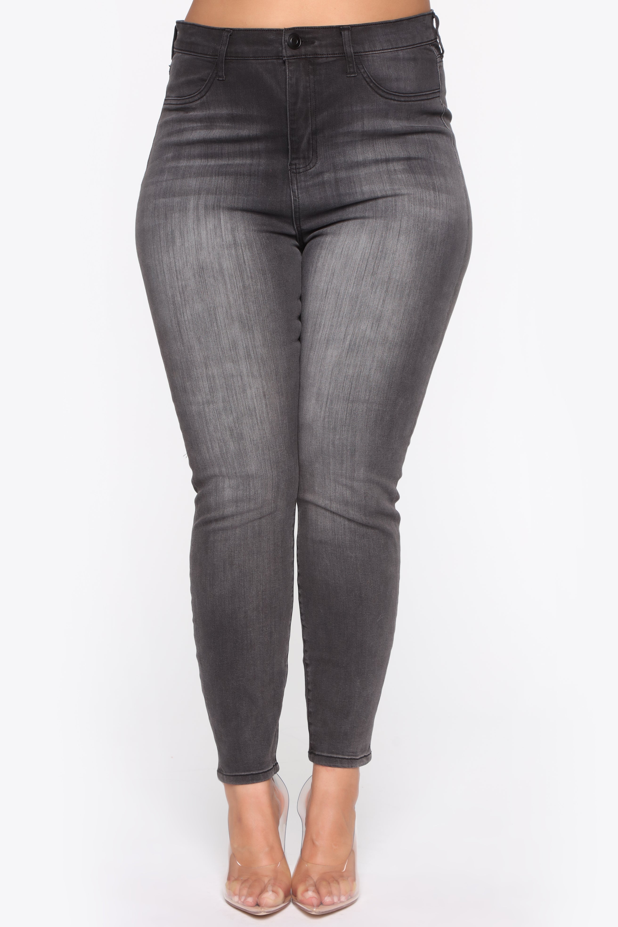 Way Too High Rise Skinny Jeans - Black Ins Street