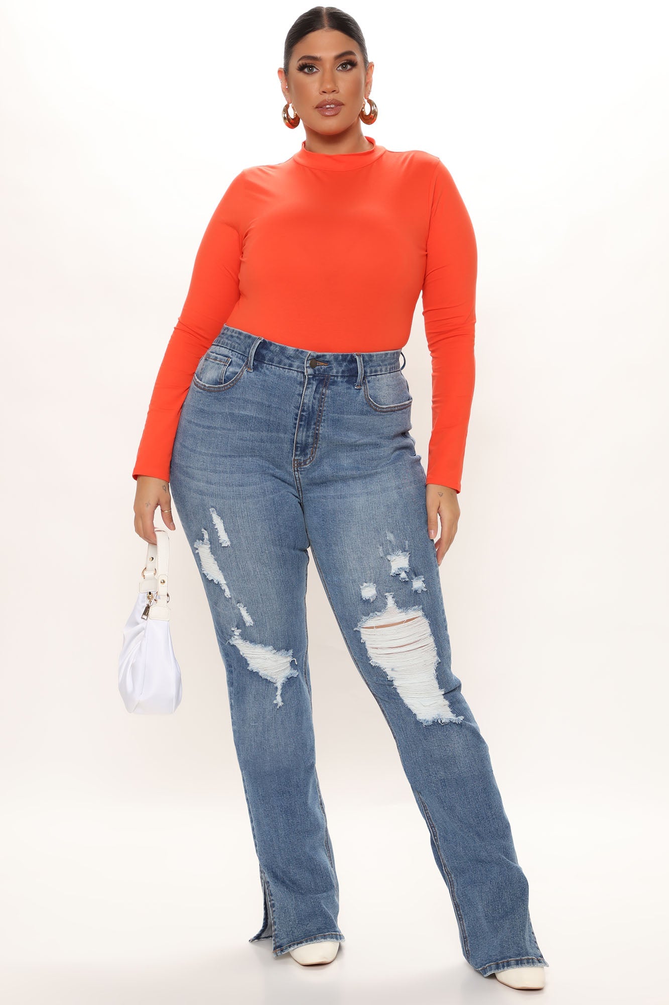 Tall Killing 'Em Kindly High Rise Jeans - Medium Blue Wash Ins Street