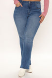 In The Groove High Rise Bootcut Jeans - Medium Blue Wash Ins Street