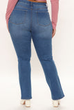 In The Groove High Rise Bootcut Jeans - Medium Blue Wash Ins Street