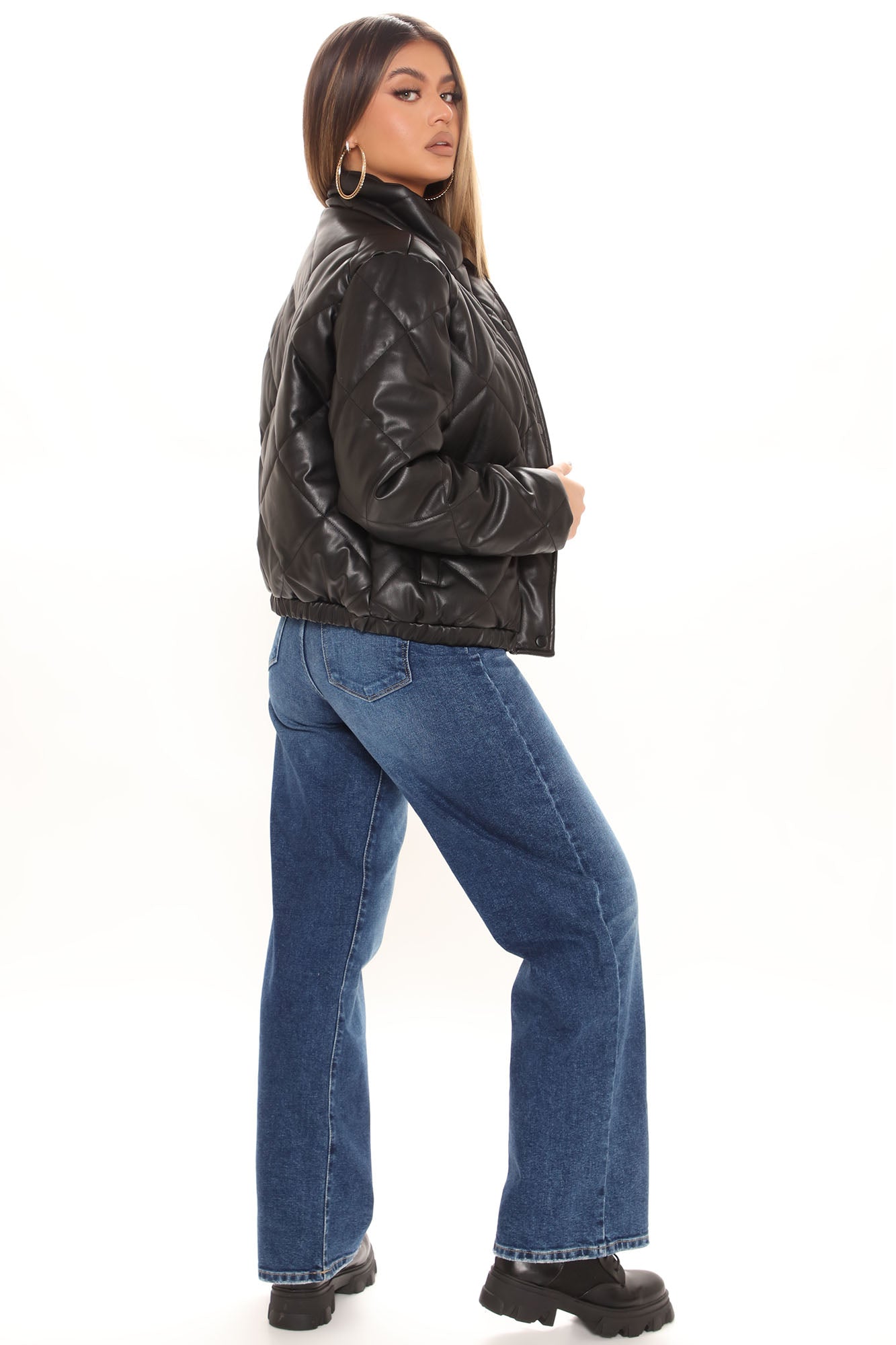 Straight From The Block Belted High Rise Jeans - Medium Blue Wash Ins Street