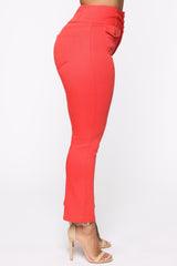 Love On The Brain High Rise Jeans - Red Ins Street