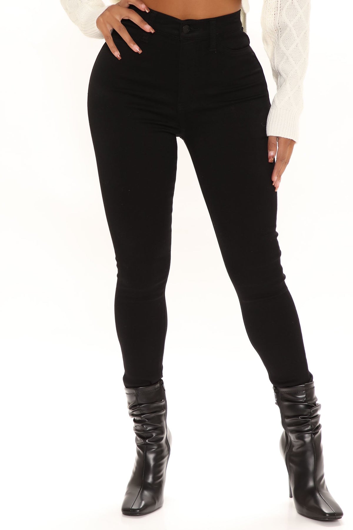 Tall Eva Super Soft Curvy Skinny Jean - Black Ins Street