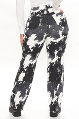 Black Book Straight Leg Jeans - Black/White Ins Street