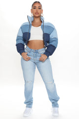 Always The Hero Ripped Dad Jeans - Light Blue Wash Ins Street