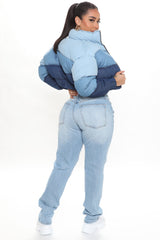 Always The Hero Ripped Dad Jeans - Light Blue Wash Ins Street