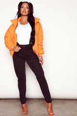 Let's Rewind Mom Jeans - Black Ins Street