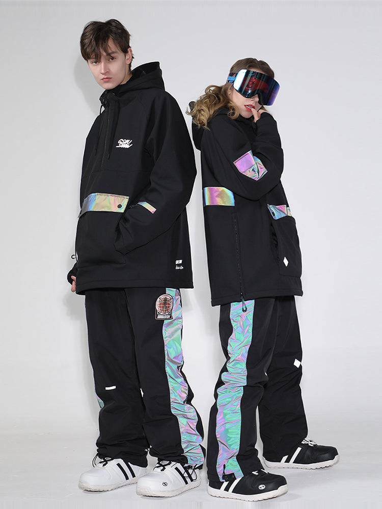 Superb Neon Glimmer Snowsuit Jacket & Pants Set Ins Street