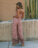 Priority Printed Cutout Jumpsuit - Natural - FINAL SALE Ins Street