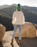 Bundle Up Ribbed Knit Sweater - Cream - FINAL SALE Ins Street