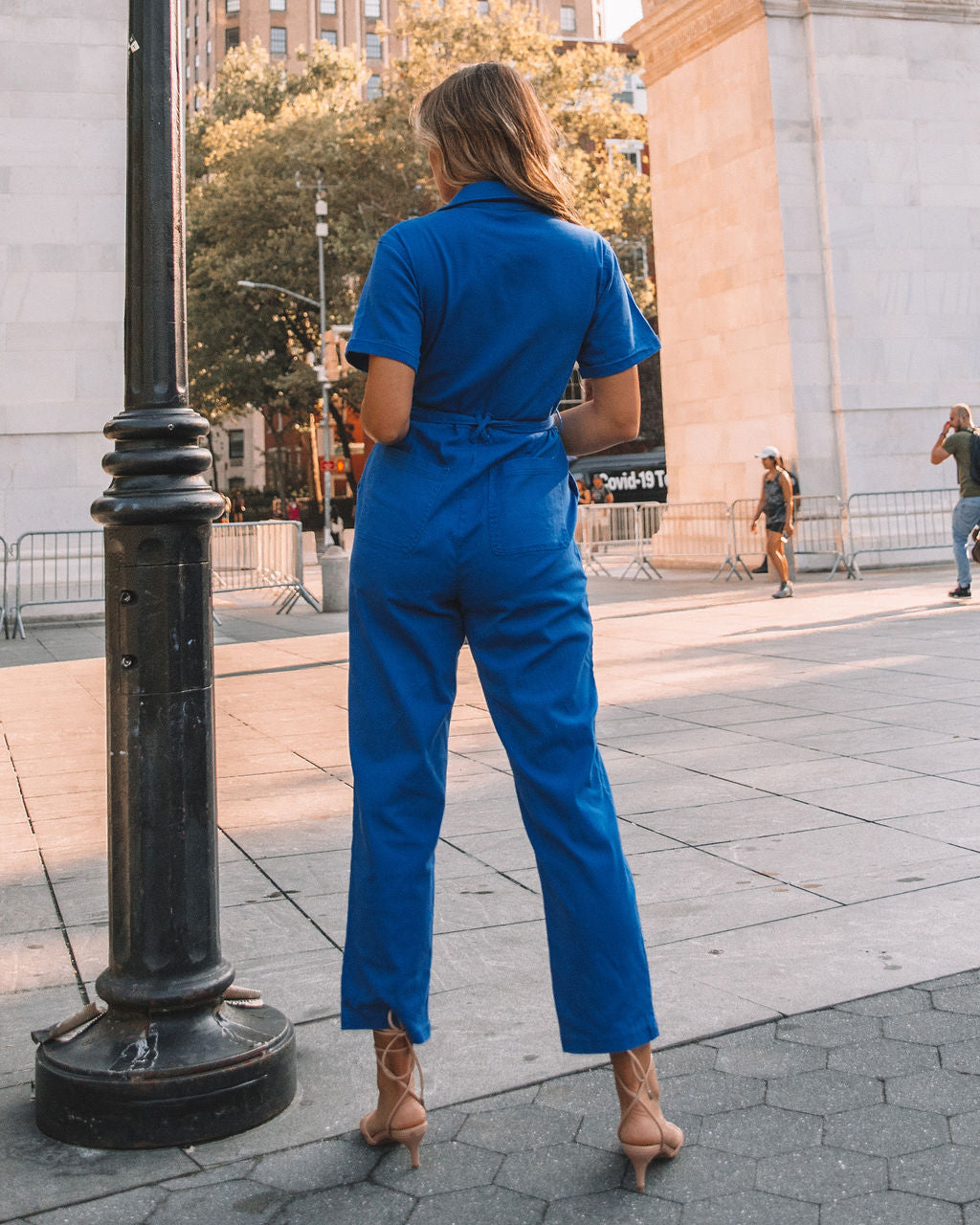 Dumbo Cotton Pocketed Denim Jumpsuit - Blue Ins Street