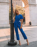 Dumbo Cotton Pocketed Denim Jumpsuit - Blue Ins Street