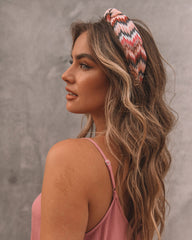 Shamas Chevron Twist Headband Ins Street