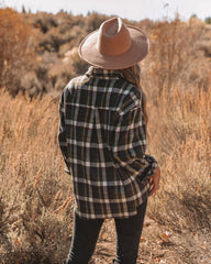 Jayce Cotton Distressed Plaid Button Down Top - FINAL SALE Ins Street