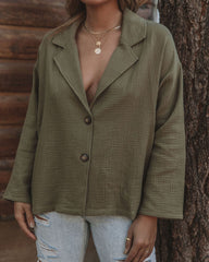 Bobby Cotton Lightweight Top - Olive - FINAL SALE InsStreet