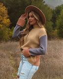 Heart And Solstice Colorblock Knit Sweater - FINAL SALE Ins Street