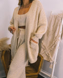 Rylin Pocketed Knit Cardigan - Oat