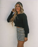 Rafaella Houndstooth Mini Skirt - FINAL SALE Ins Street