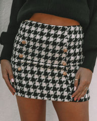 Rafaella Houndstooth Mini Skirt - FINAL SALE Ins Street