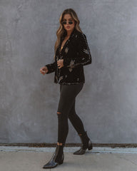 Hostess Embellished Velvet Blazer - FINAL SALE Ins Street