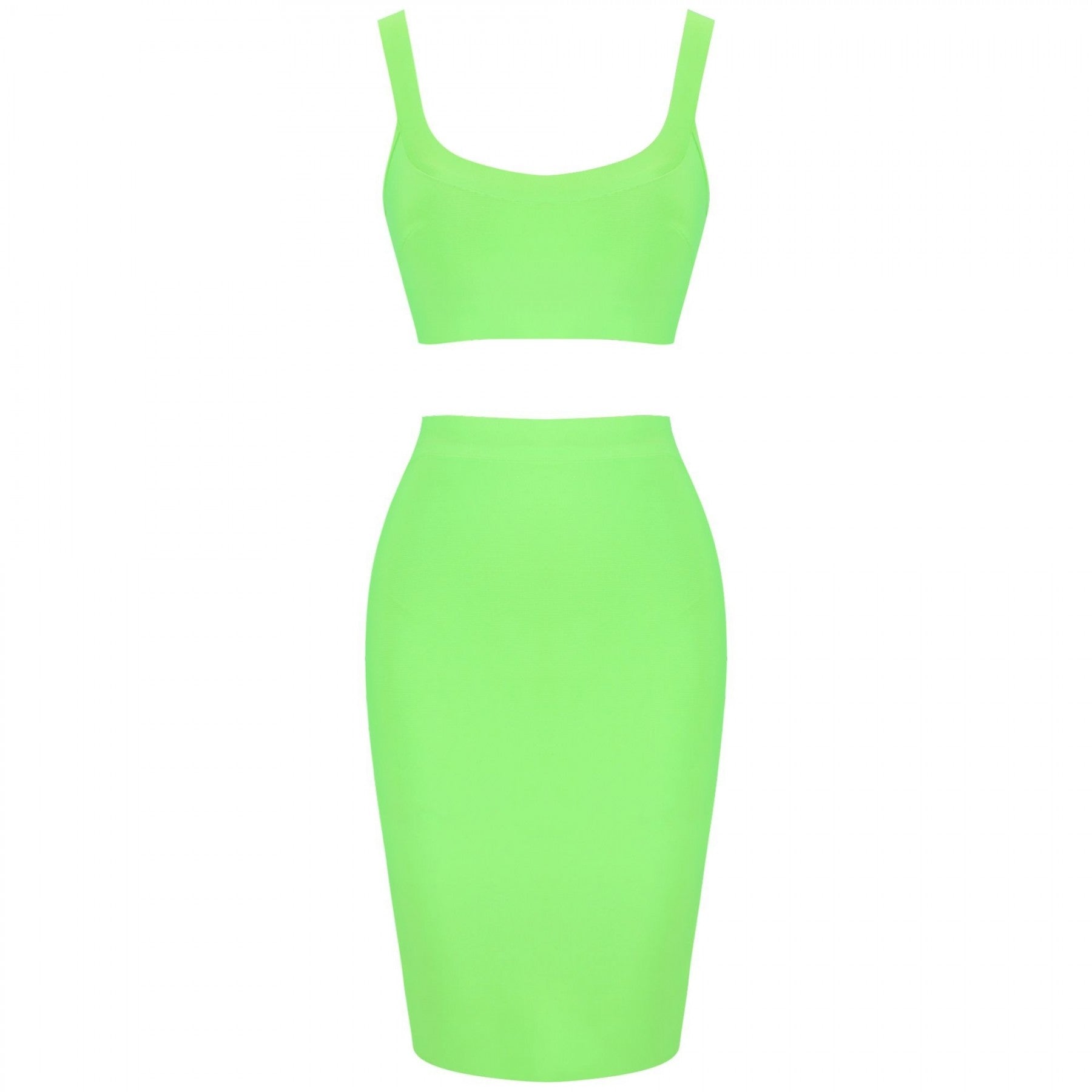 Strappy Sleeveless 2 Piece Over Knee Bandage Set Ins Street