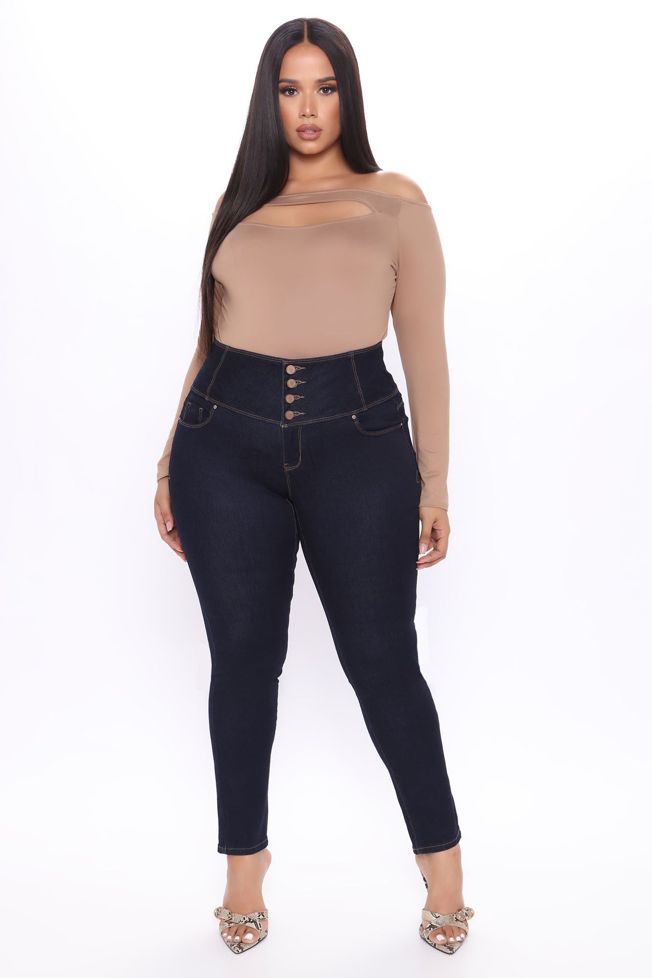 Shut It Down Skinny Jeans - Dark Wash Ins Street