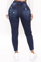 Somewhat The Same Jogger Jeans - Dark Wash Ins Street