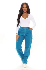 Oh So Crafty Non Stretch Carpenter Jeans - Blue Ins Street