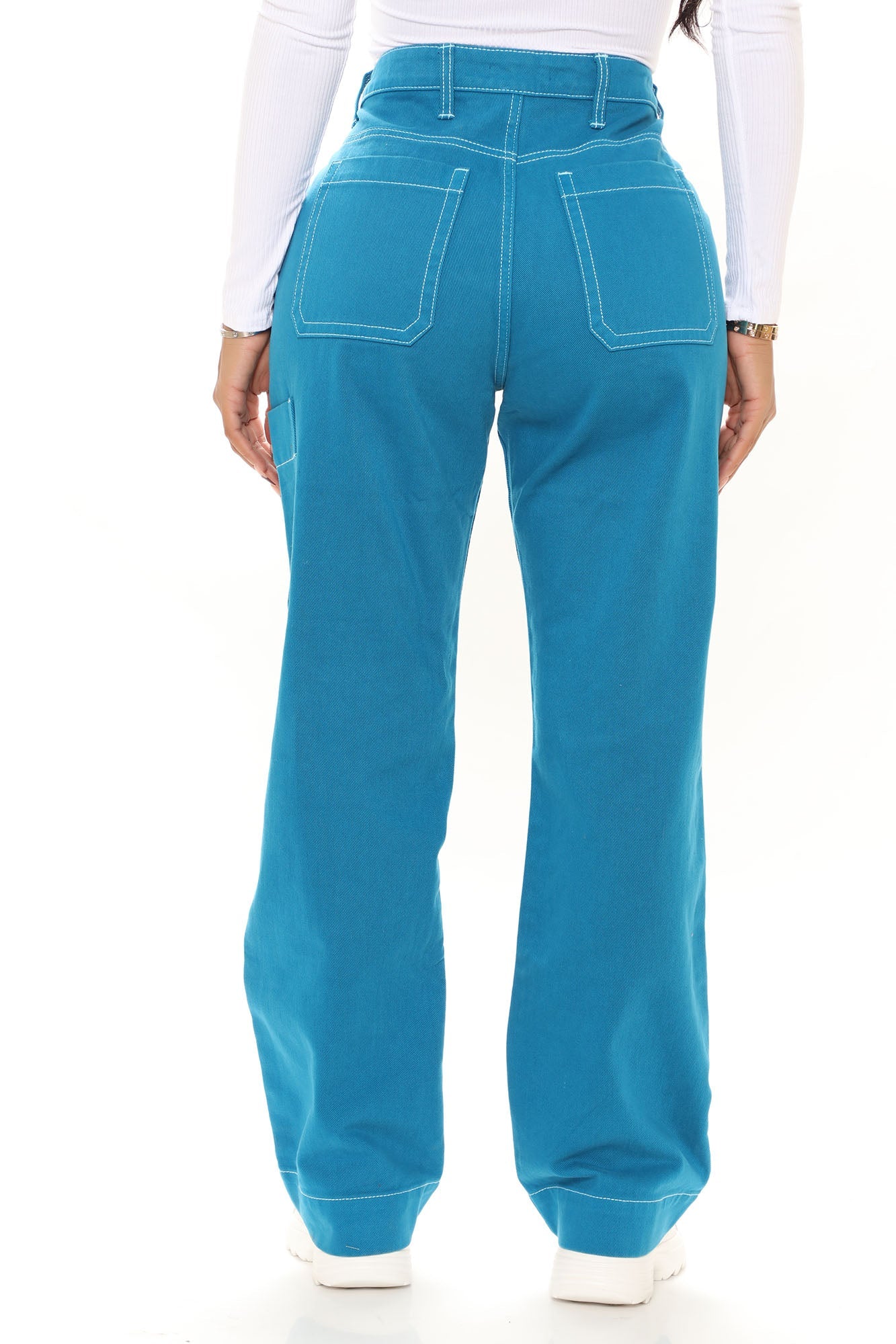 Oh So Crafty Non Stretch Carpenter Jeans - Blue Ins Street