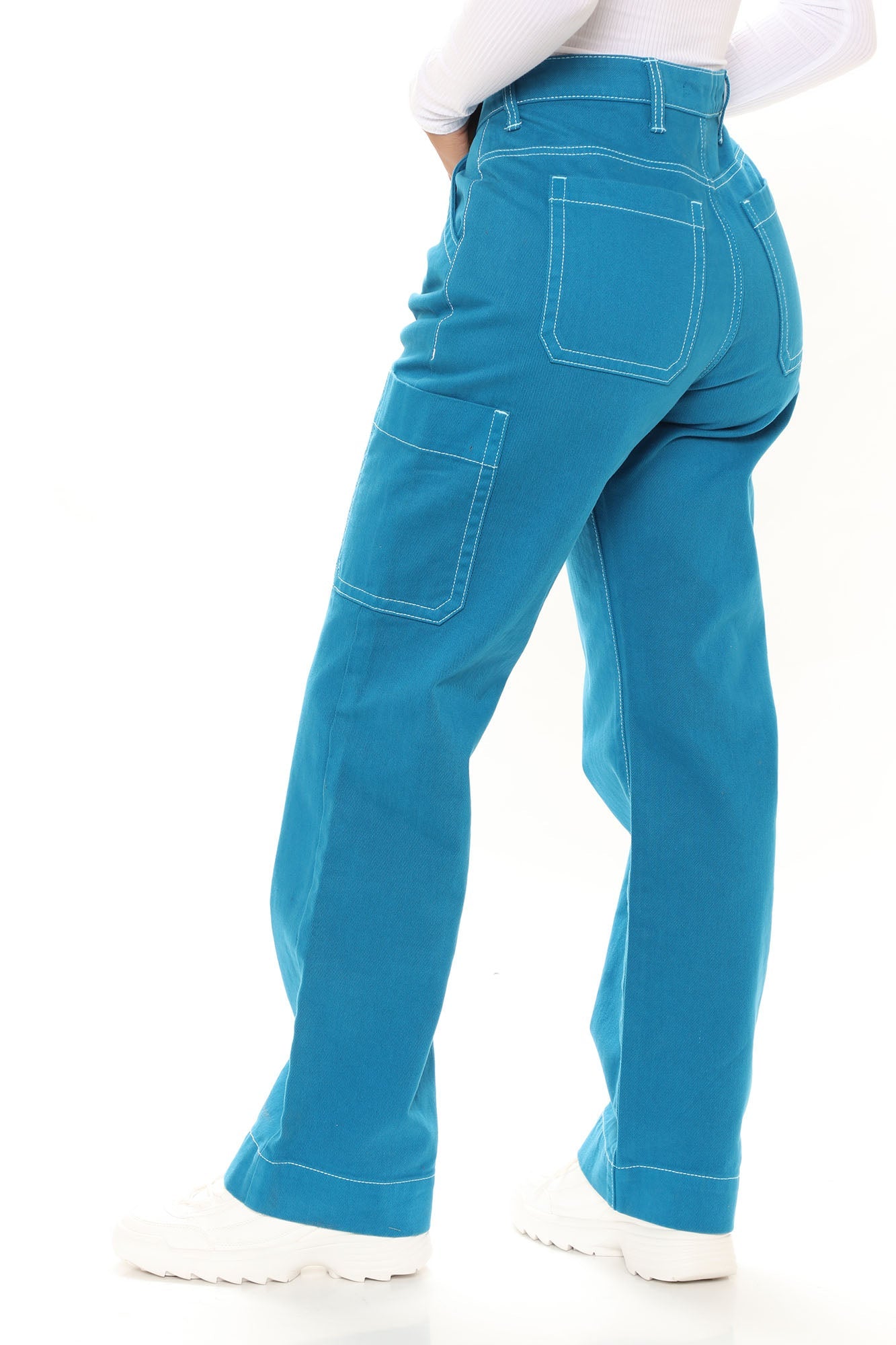 Oh So Crafty Non Stretch Carpenter Jeans - Blue Ins Street