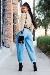 Daydreaming High Rise Mom Jeans - Medium Wash Ins Street